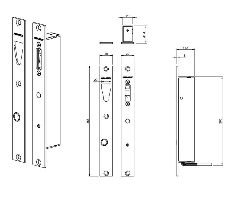 Trimec ES8100 V-Lock 118001-010