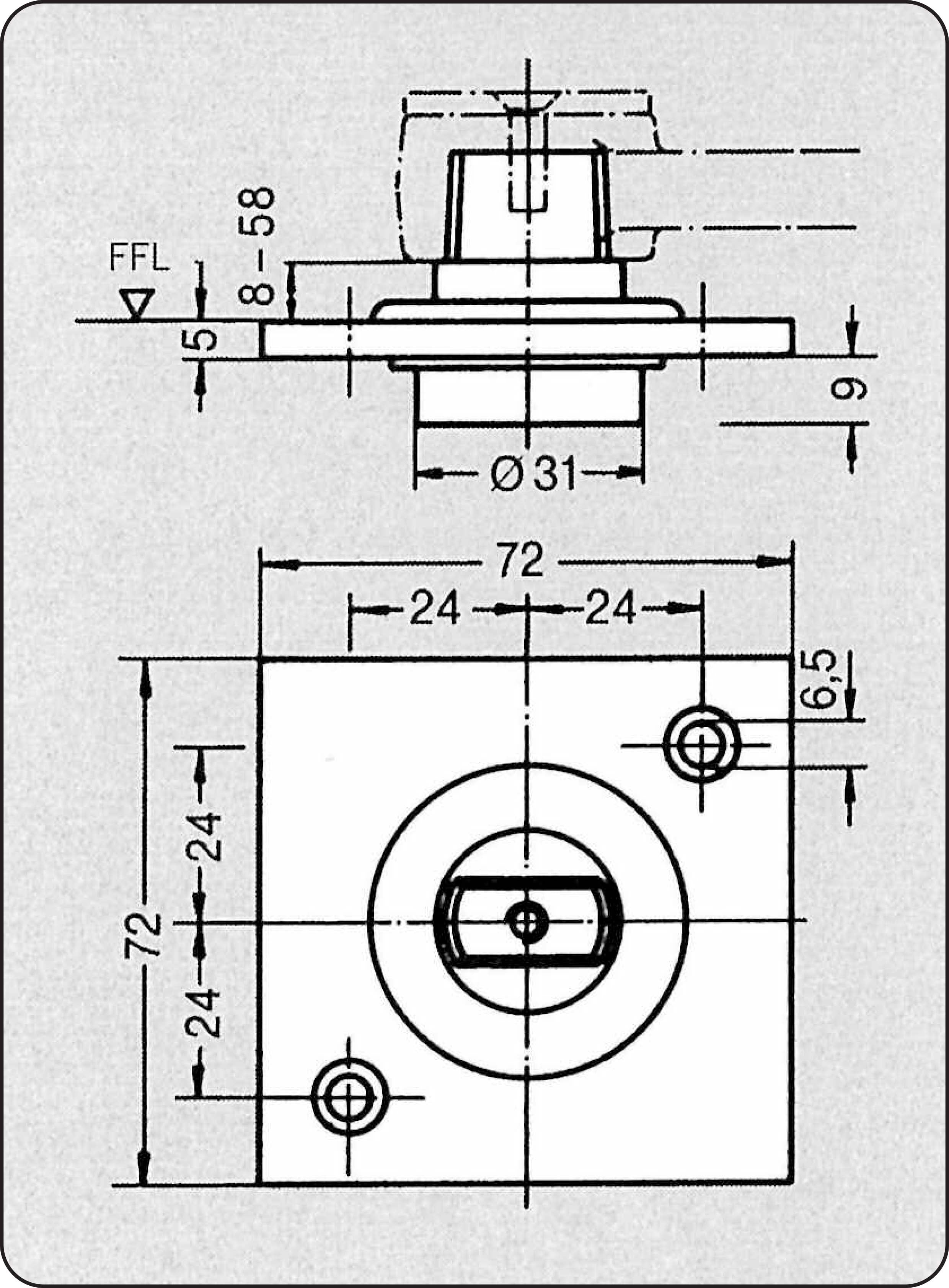 dormakaba 7471AX Floor Pivot